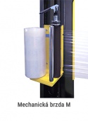 Vozík fólie s mechanickou brzdou M
