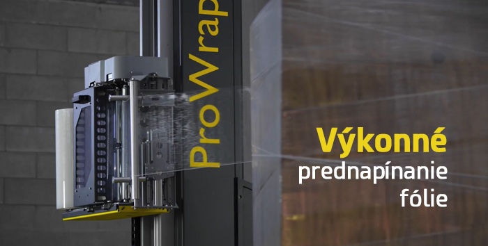 SIAT ProWrap Výkonné prednapínanie znižuje spotrebu stretch fólie