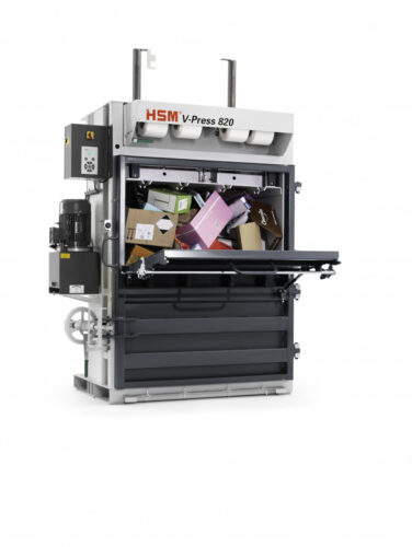 HSM V-Press 820 / Vertikálny paketovací lis