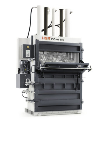 HSM V-Press 860 P / Vertikálny paketovací lis