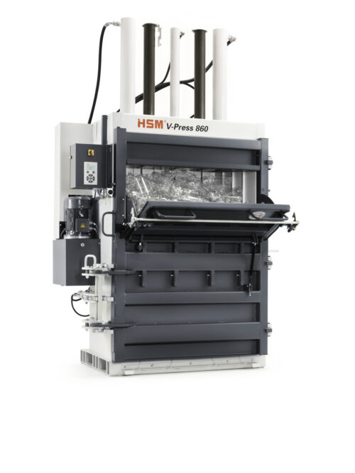 HSM V-Press 860 P / Vertikálny paketovací lis