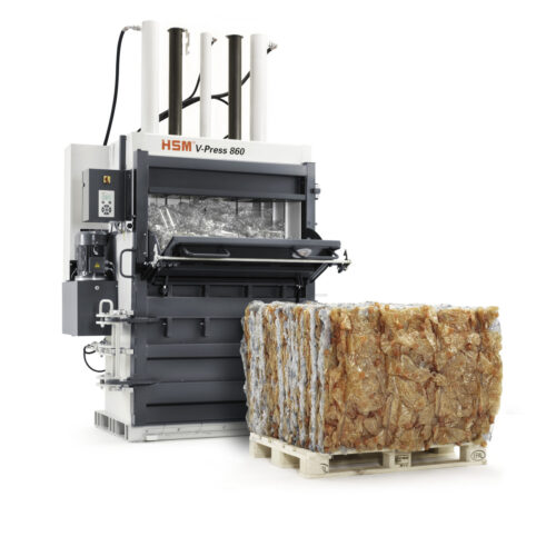 HSM V-Press 860 P / Vertikálny paketovací lis - Image 2