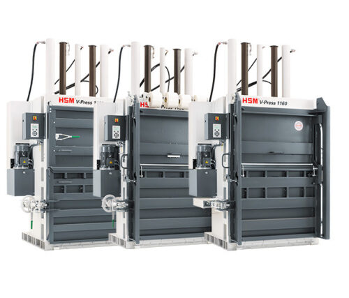 HSM V-Press 1160 / Vertikálny paketovací lis