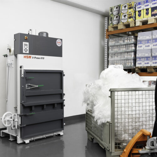 HSM V-Press 610 / Vertikálny paketovací lis - Image 4