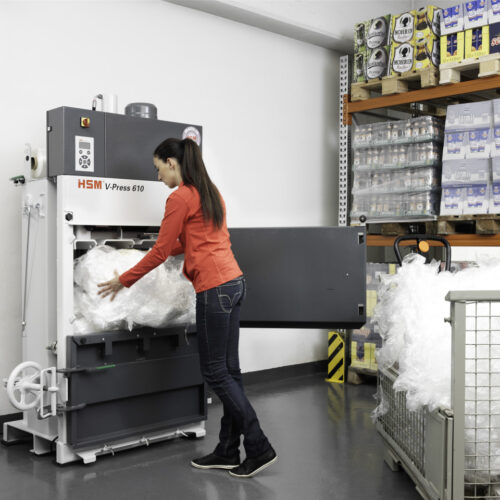 HSM V-Press 610 / Vertikálny paketovací lis - Image 5