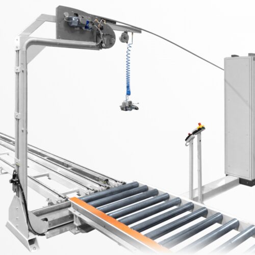 Poloautomatický vertikálny zavádzač viazacej pásky W feeder - Image 2