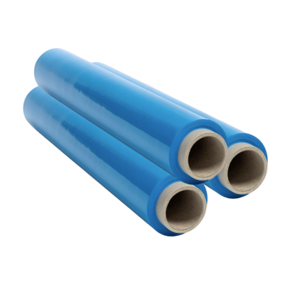 Ručná stretch fólia – 250mm – 2μm – 1,60 kg – modrá