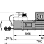 Horizontálny lis ORWAK HORIZONTAL 500 AT